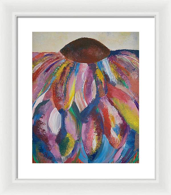 Rainbow Head - Blooming Collection - Framed Print