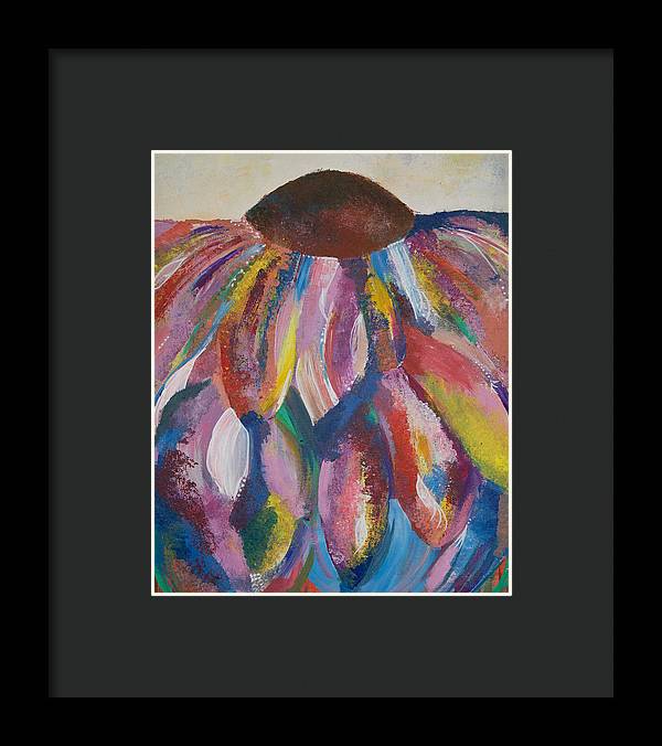 Rainbow Head - Blooming Collection - Framed Print