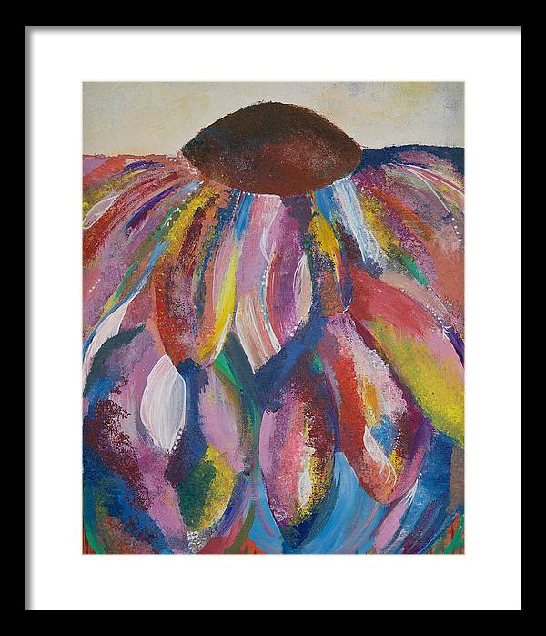 Rainbow Head - Blooming Collection - Framed Print