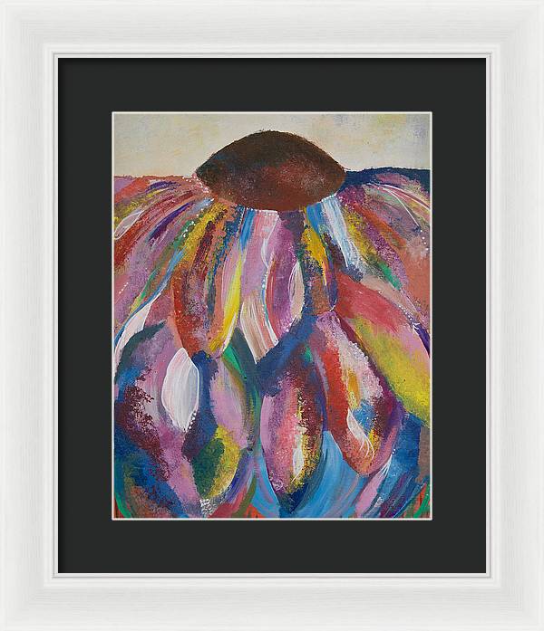 Rainbow Head - Blooming Collection - Framed Print