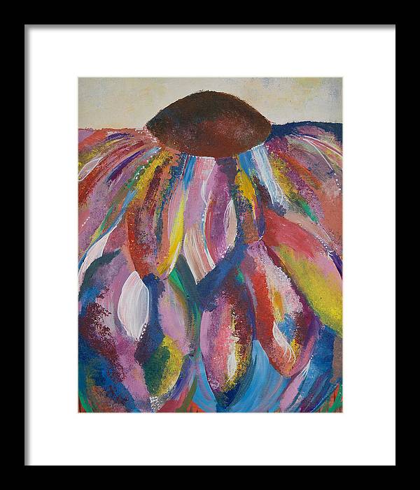 Rainbow Head - Blooming Collection - Framed Print