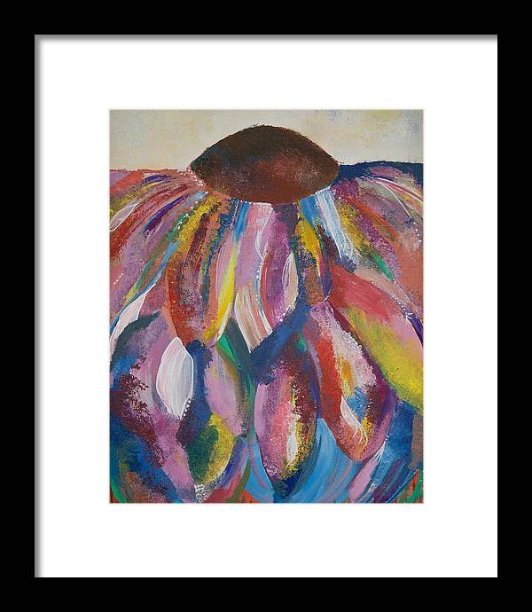 Rainbow Head - Blooming Collection - Framed Print