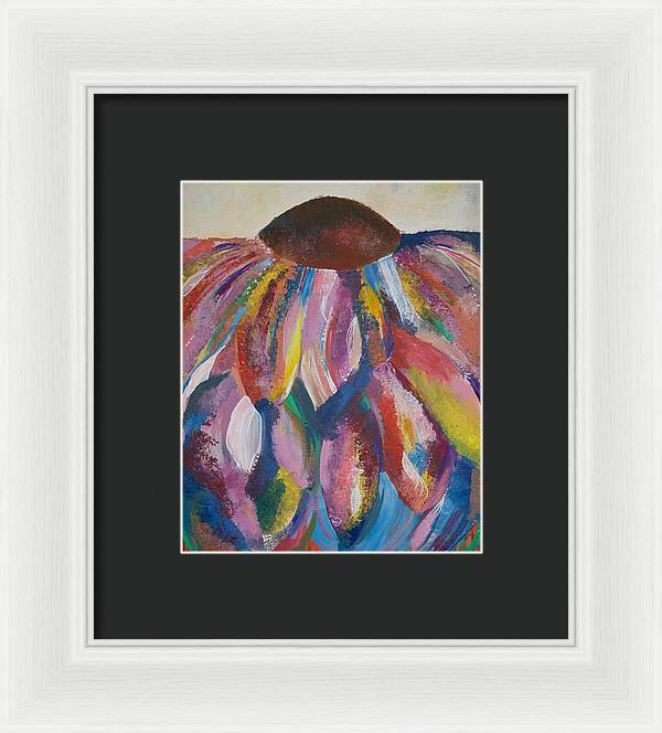 Rainbow Head - Blooming Collection - Framed Print