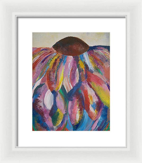 Rainbow Head - Blooming Collection - Framed Print