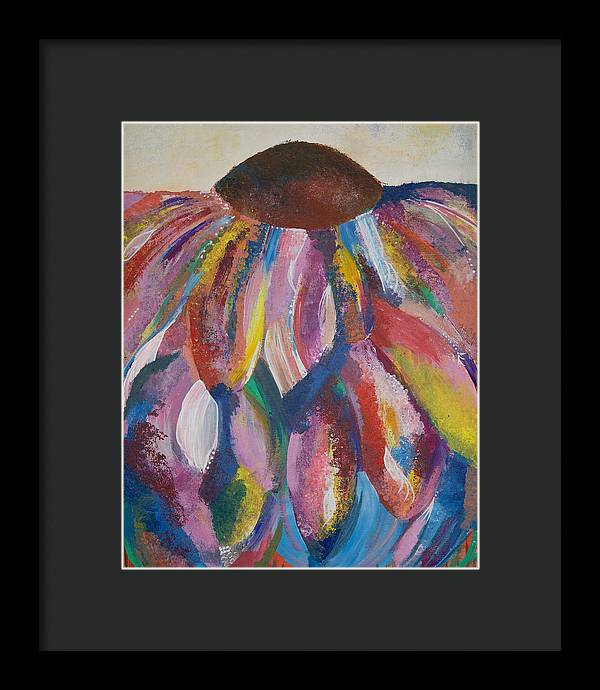 Rainbow Head - Blooming Collection - Framed Print