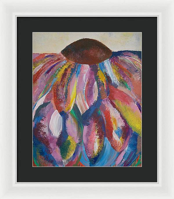 Rainbow Head - Blooming Collection - Framed Print