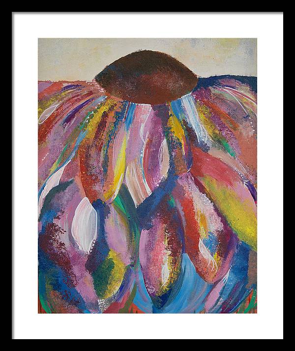 Rainbow Head - Blooming Collection - Framed Print