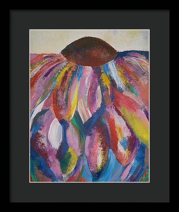 Rainbow Head - Blooming Collection - Framed Print