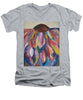 Rainbow Head - Blooming Collection - Men's V-Neck T-Shirt