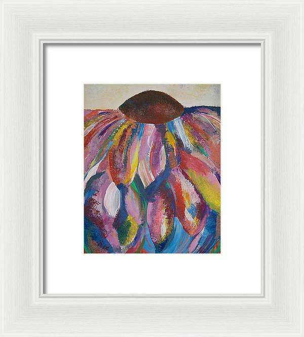 Rainbow Head - Blooming Collection - Framed Print