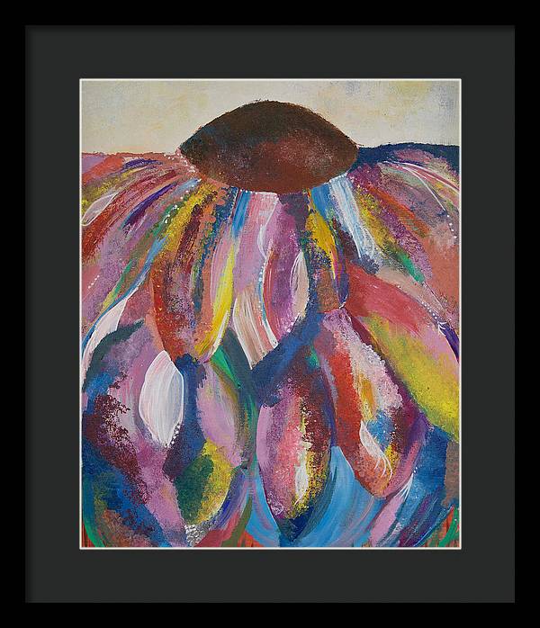 Rainbow Head - Blooming Collection - Framed Print