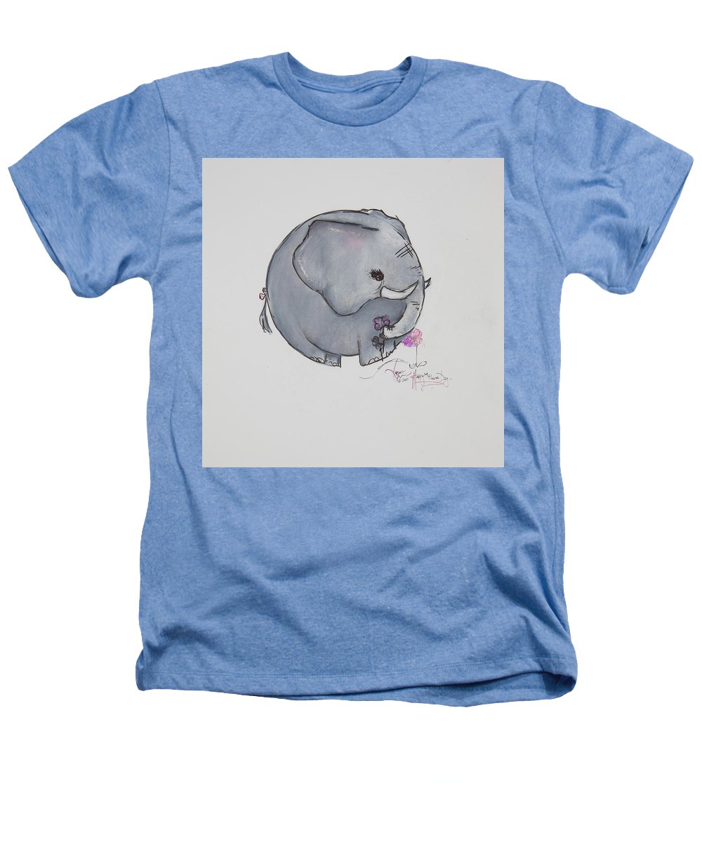 Round Calf - Elephant Collection  - Heathers T-Shirt