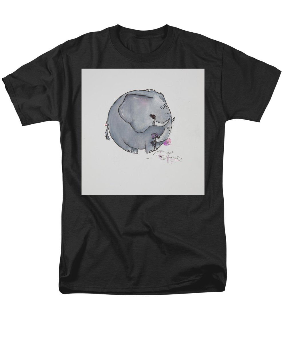 Round Calf - Elephant Collection  - Men's T-Shirt  (Regular Fit)