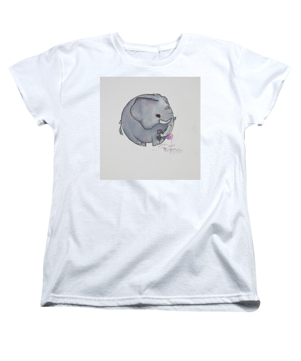 Round Calf - Elephant Collection  - Women's T-Shirt (Standard Fit)