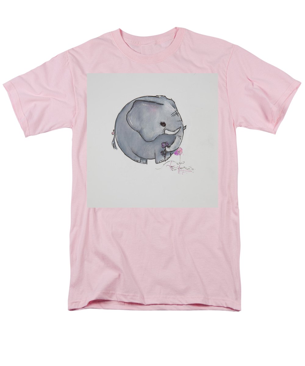 Round Calf - Elephant Collection  - Men's T-Shirt  (Regular Fit)