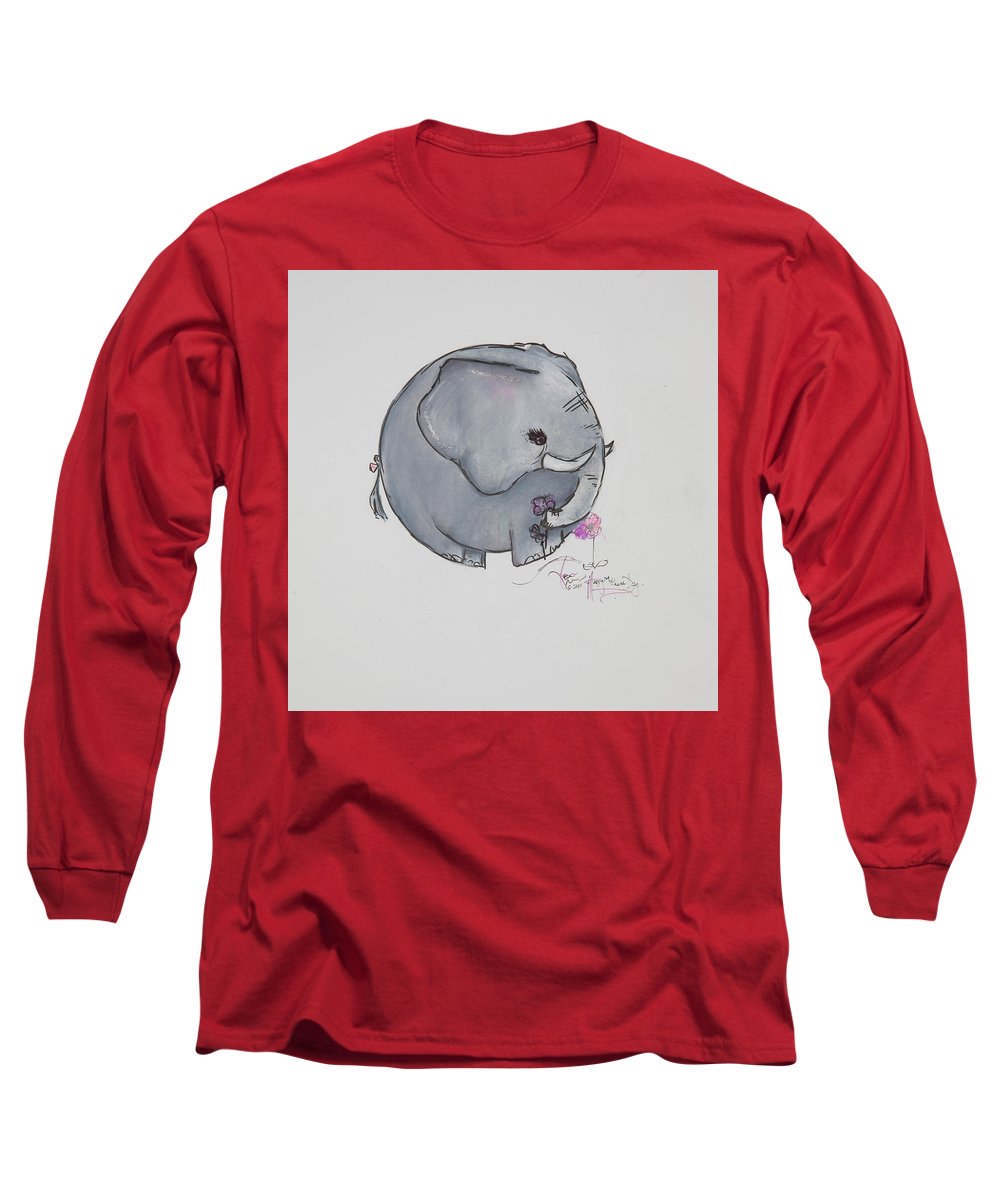 Round Calf - Elephant Collection  - Long Sleeve T-Shirt