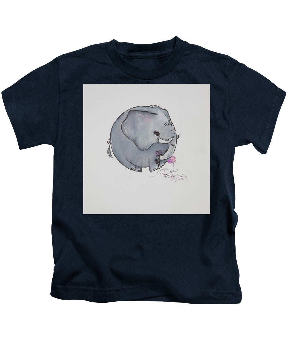 Round Calf - Elephant Collection  - Kids T-Shirt