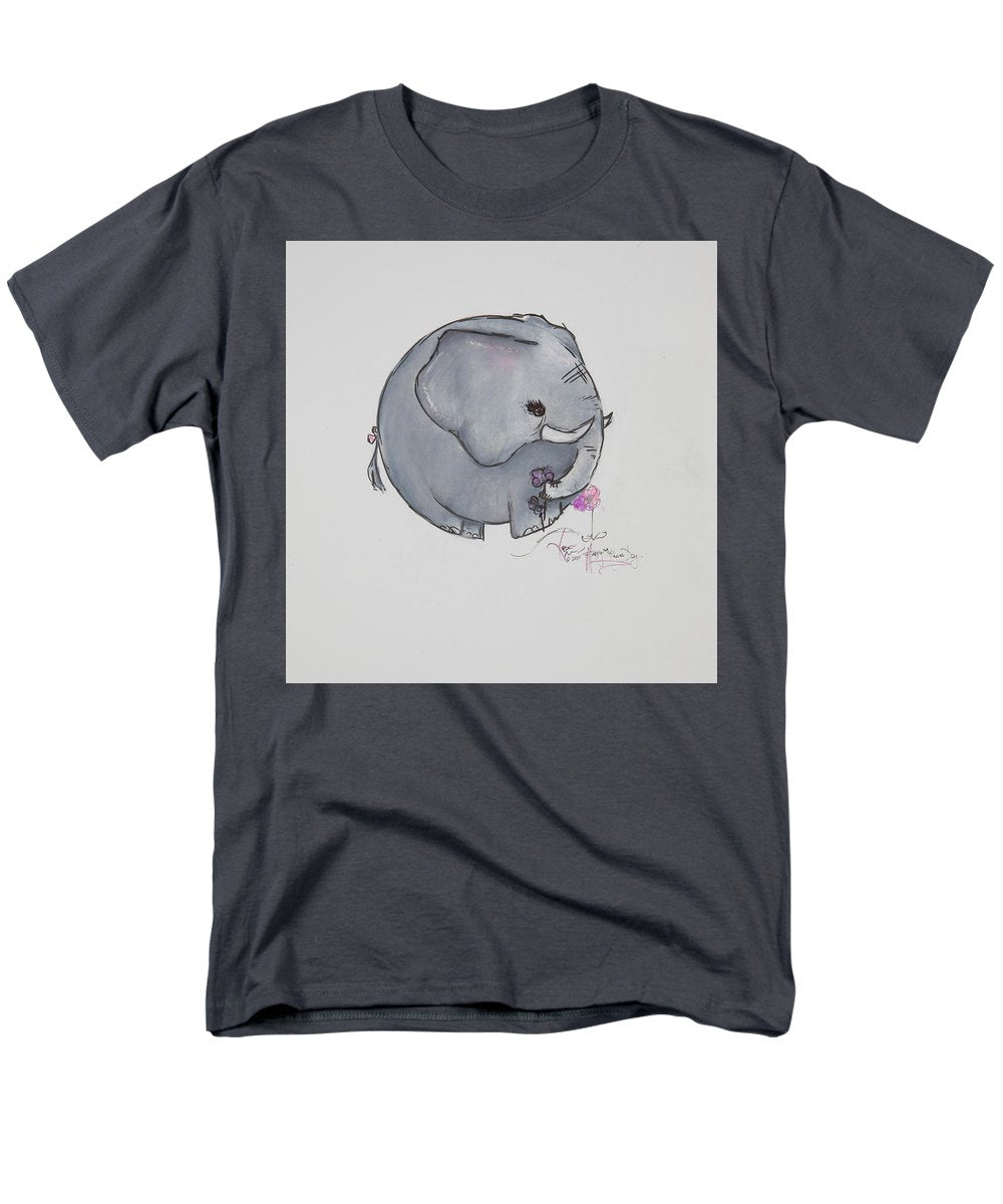 Round Calf - Elephant Collection  - Men's T-Shirt  (Regular Fit)