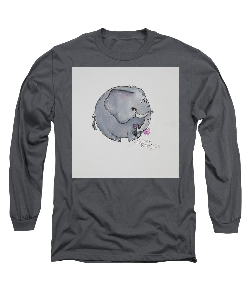 Round Calf - Elephant Collection  - Long Sleeve T-Shirt