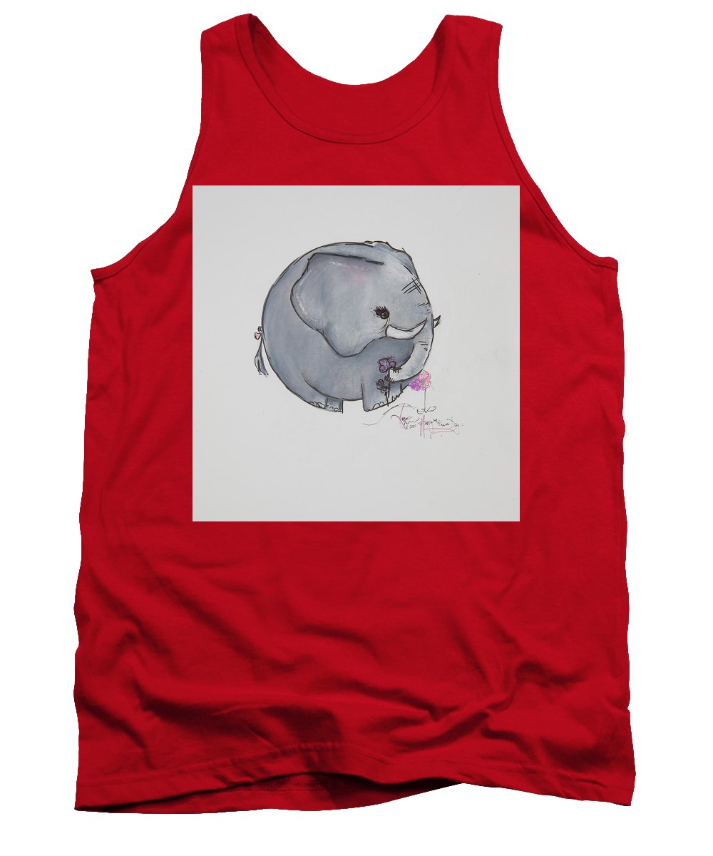 Round Calf - Elephant Collection  - Tank Top