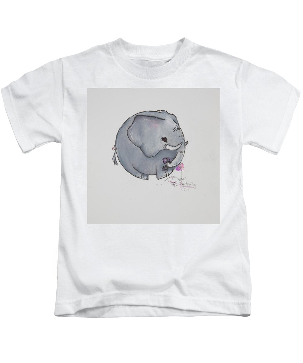 Round Calf - Elephant Collection  - Kids T-Shirt