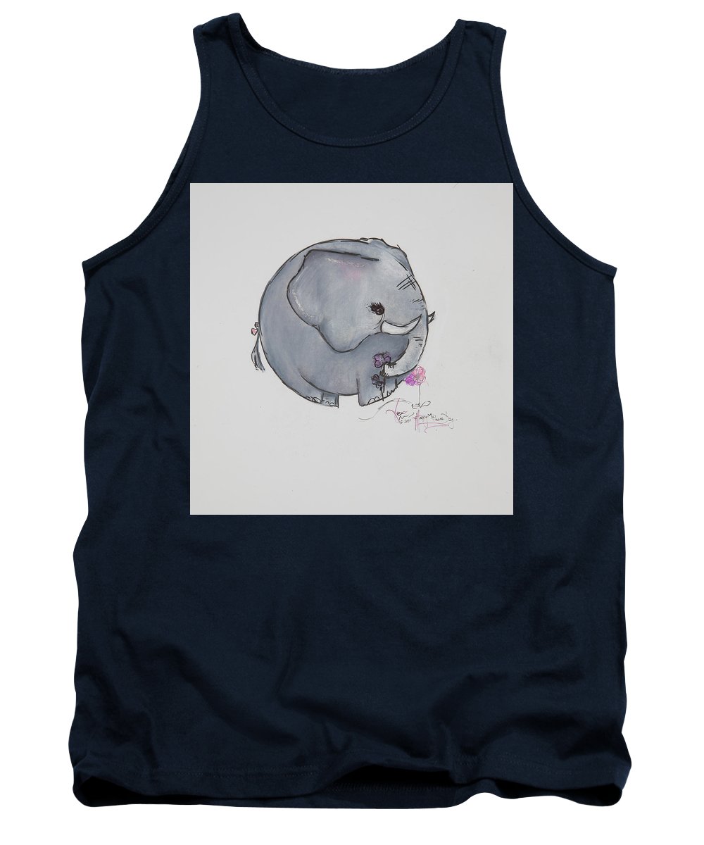 Round Calf - Elephant Collection  - Tank Top