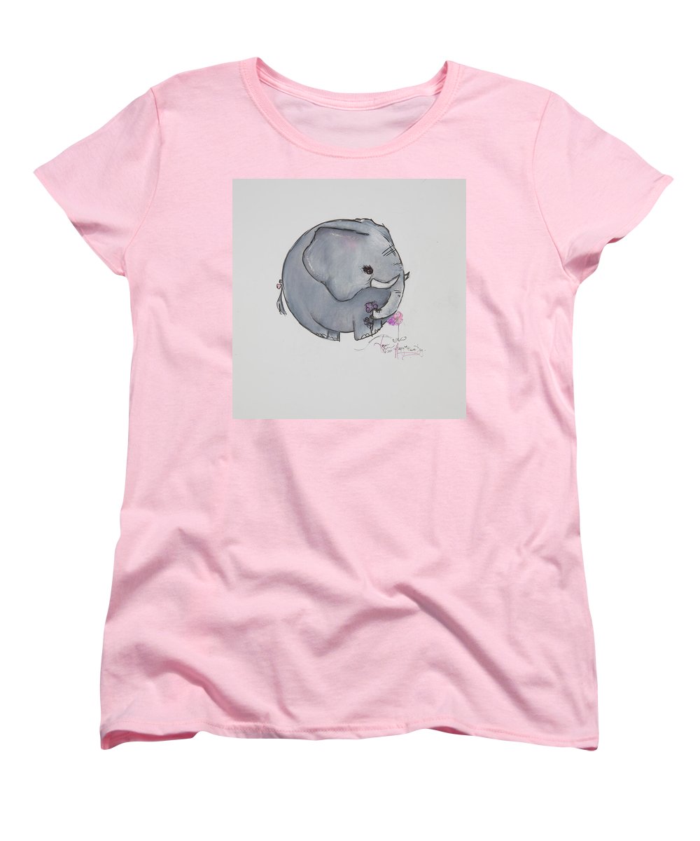 Round Calf - Elephant Collection  - Women's T-Shirt (Standard Fit)