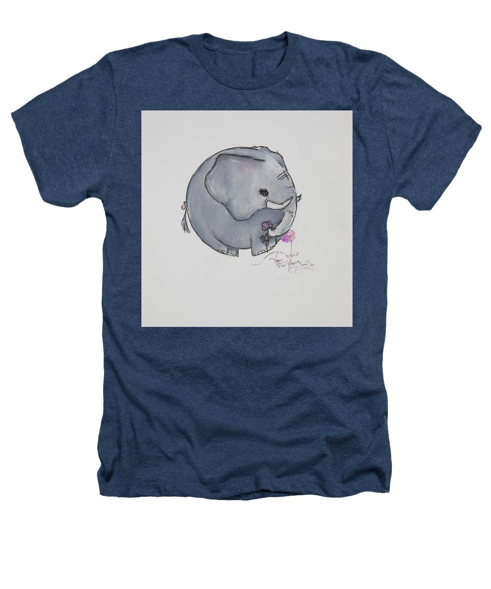 Round Calf - Elephant Collection  - Heathers T-Shirt