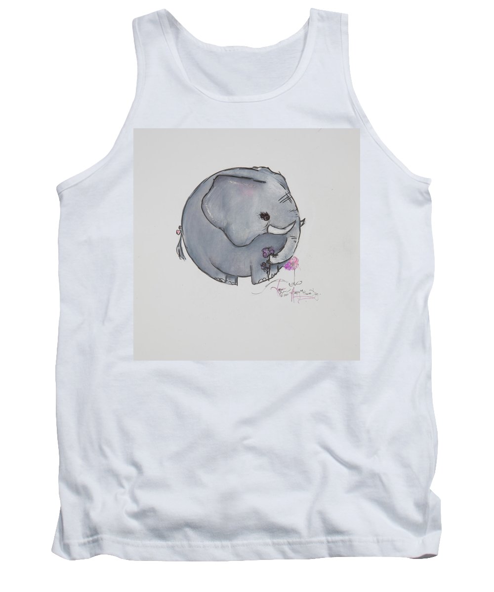 Round Calf - Elephant Collection  - Tank Top