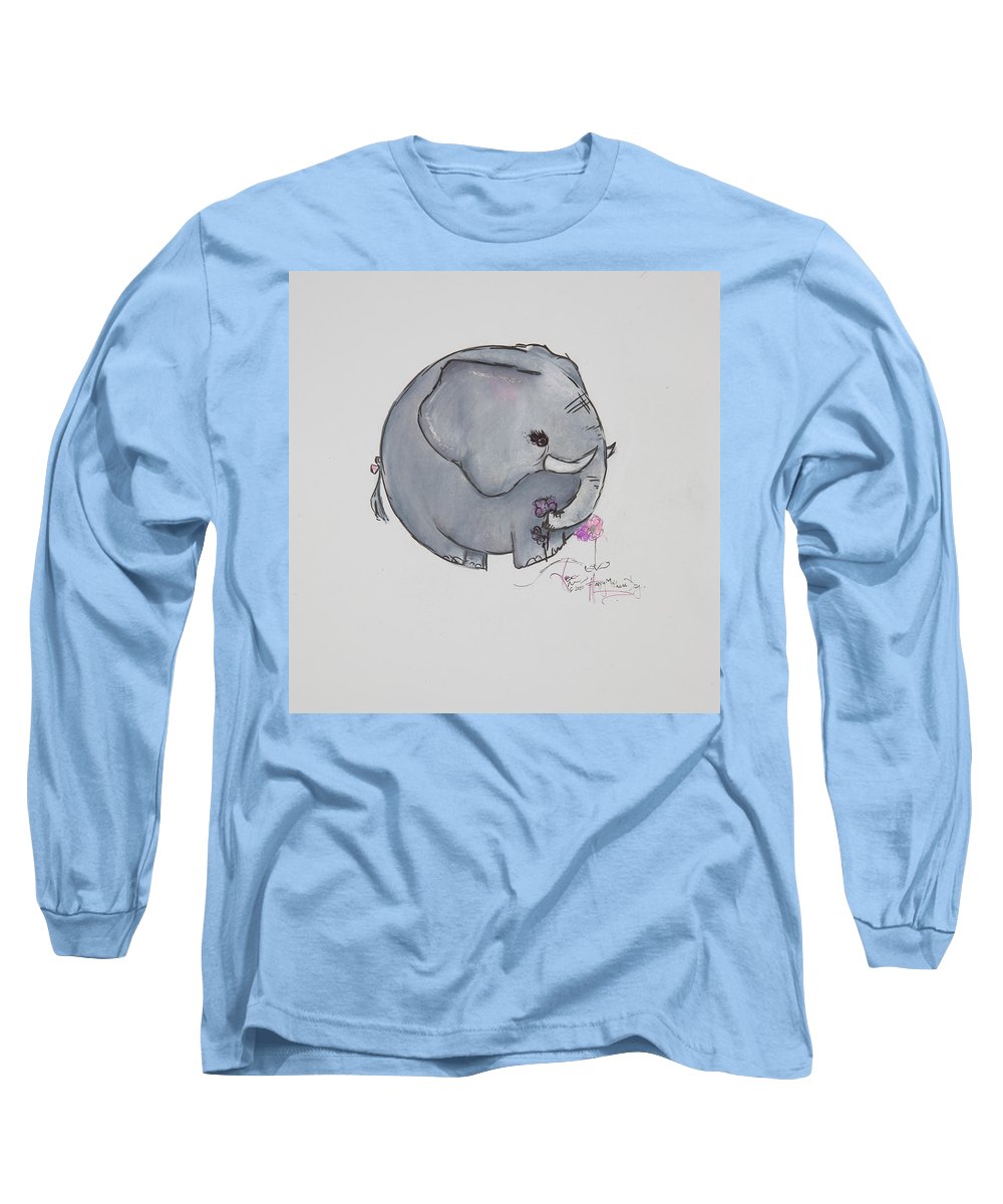 Round Calf - Elephant Collection  - Long Sleeve T-Shirt