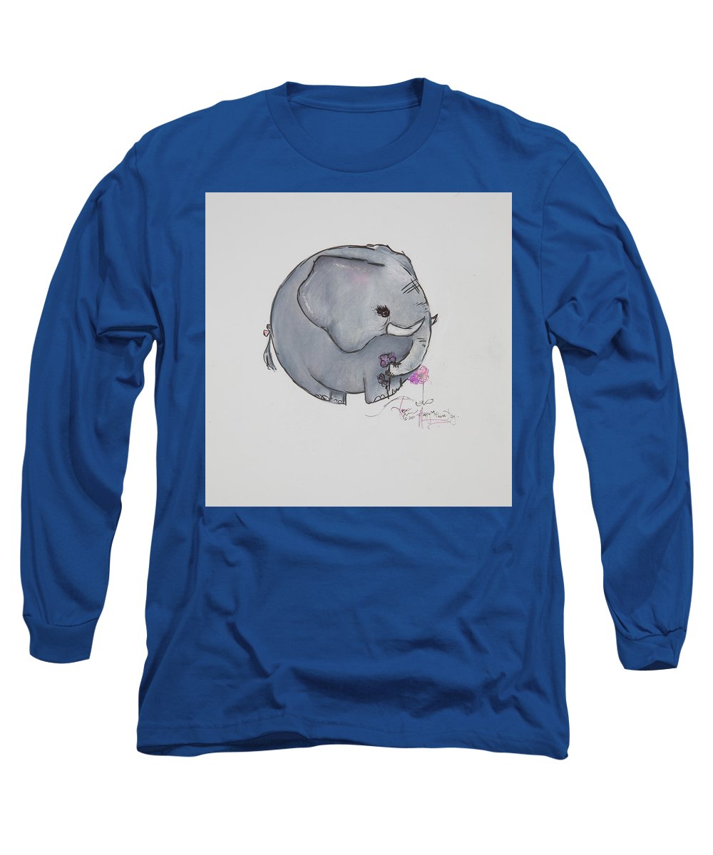 Round Calf - Elephant Collection  - Long Sleeve T-Shirt