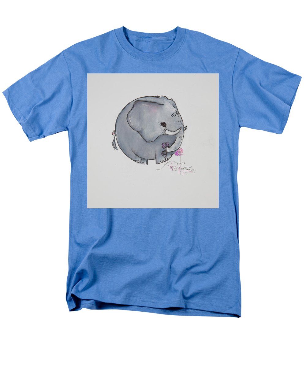 Round Calf - Elephant Collection  - Men's T-Shirt  (Regular Fit)