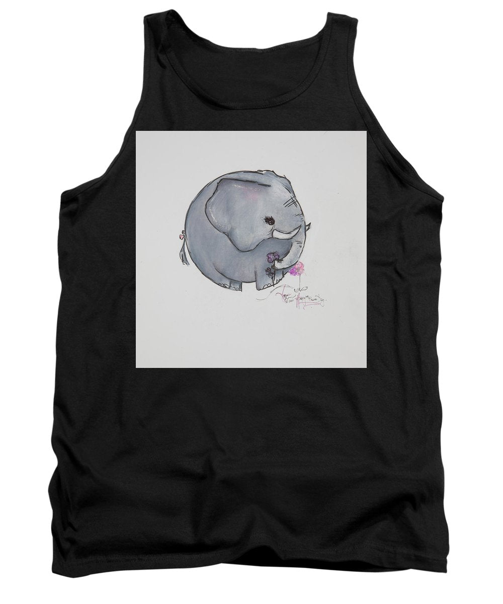 Round Calf - Elephant Collection  - Tank Top