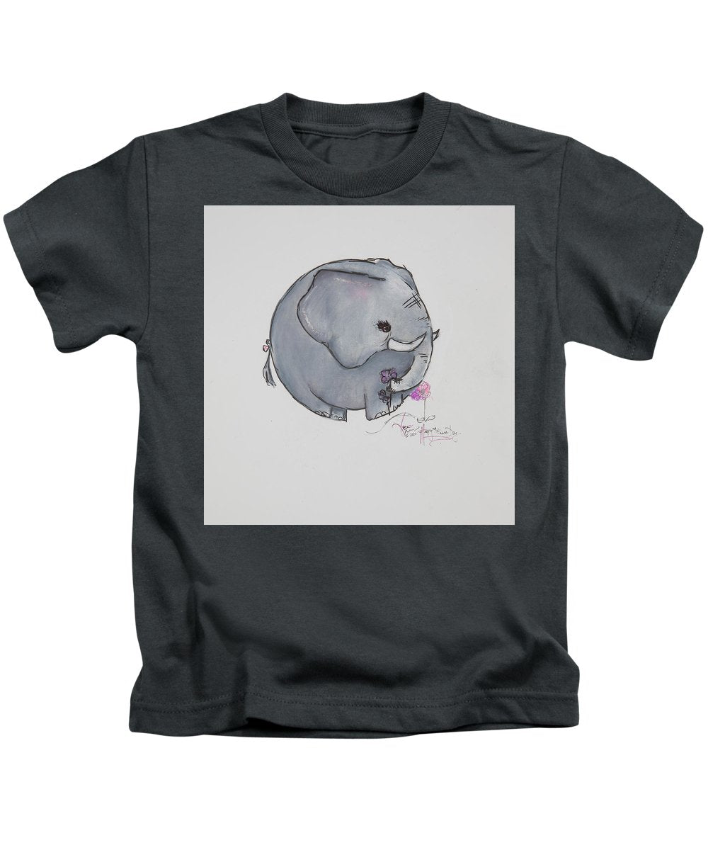 Round Calf - Elephant Collection  - Kids T-Shirt