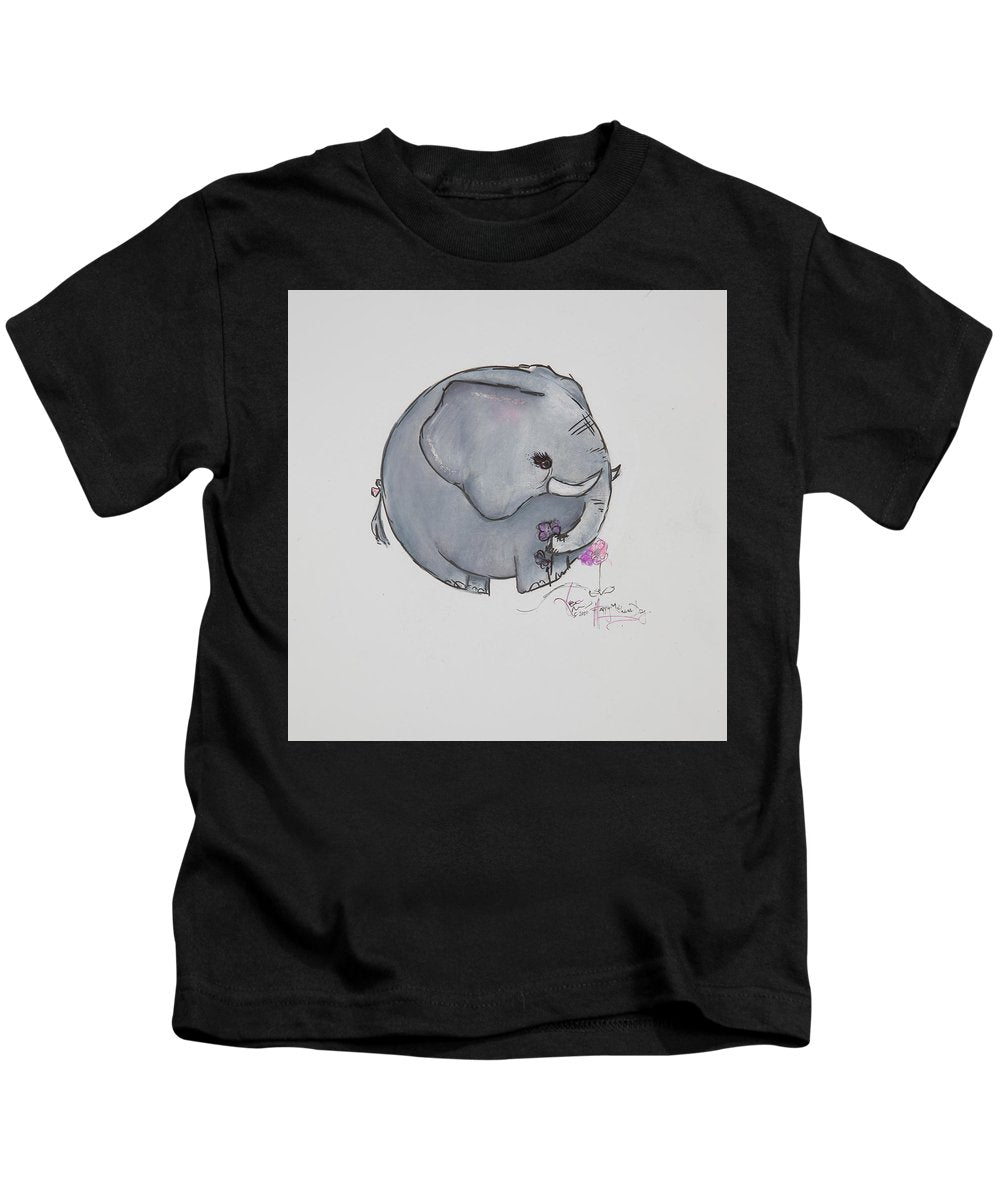 Round Calf - Elephant Collection  - Kids T-Shirt