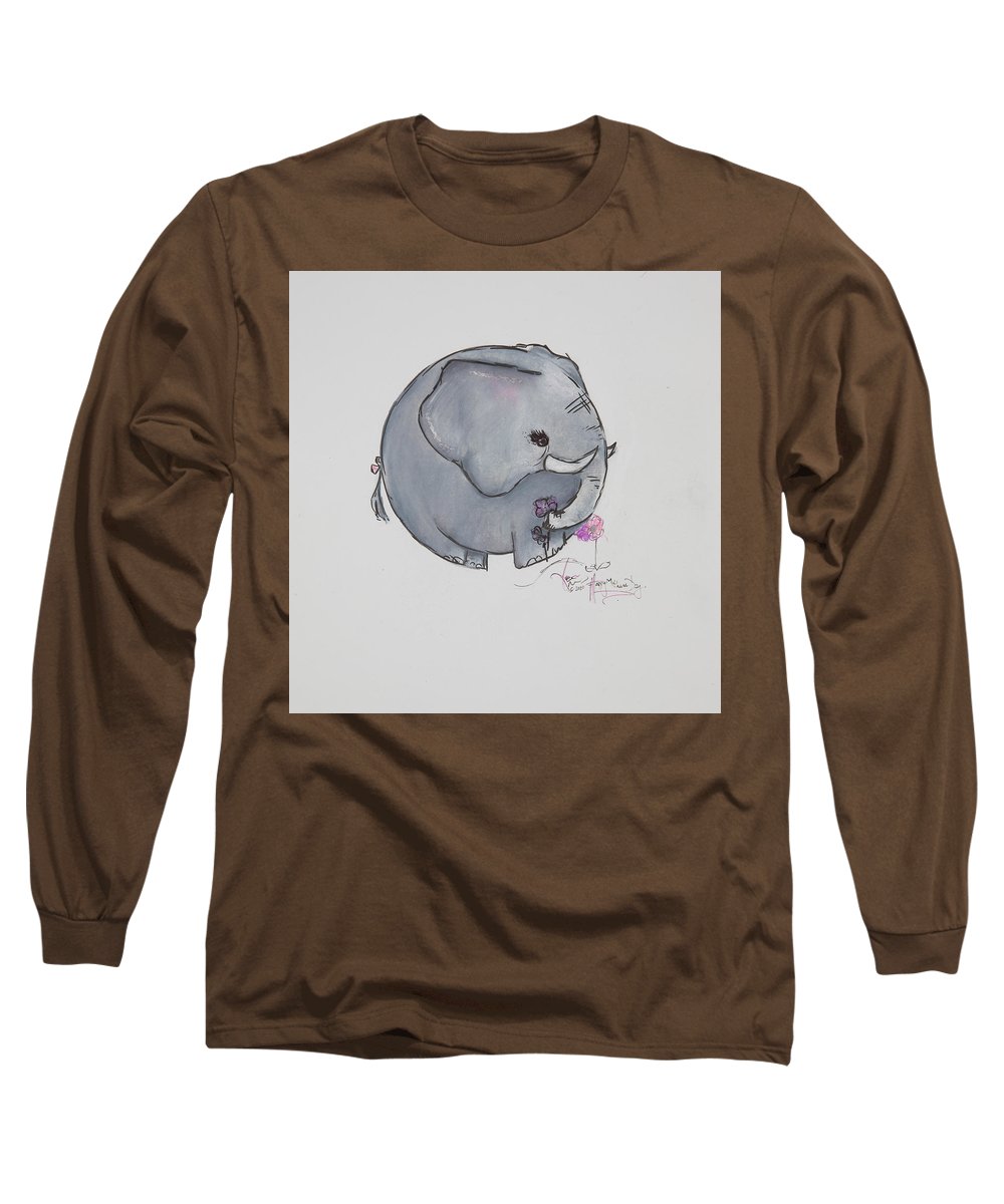 Round Calf - Elephant Collection  - Long Sleeve T-Shirt