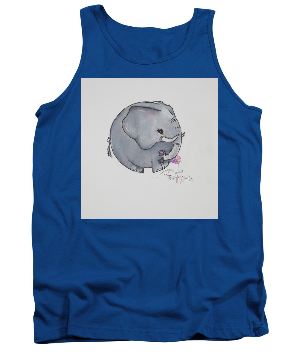 Round Calf - Elephant Collection  - Tank Top