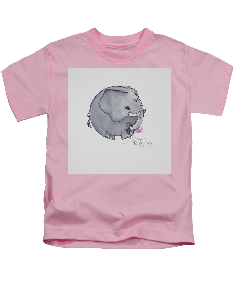 Round Calf - Elephant Collection  - Kids T-Shirt