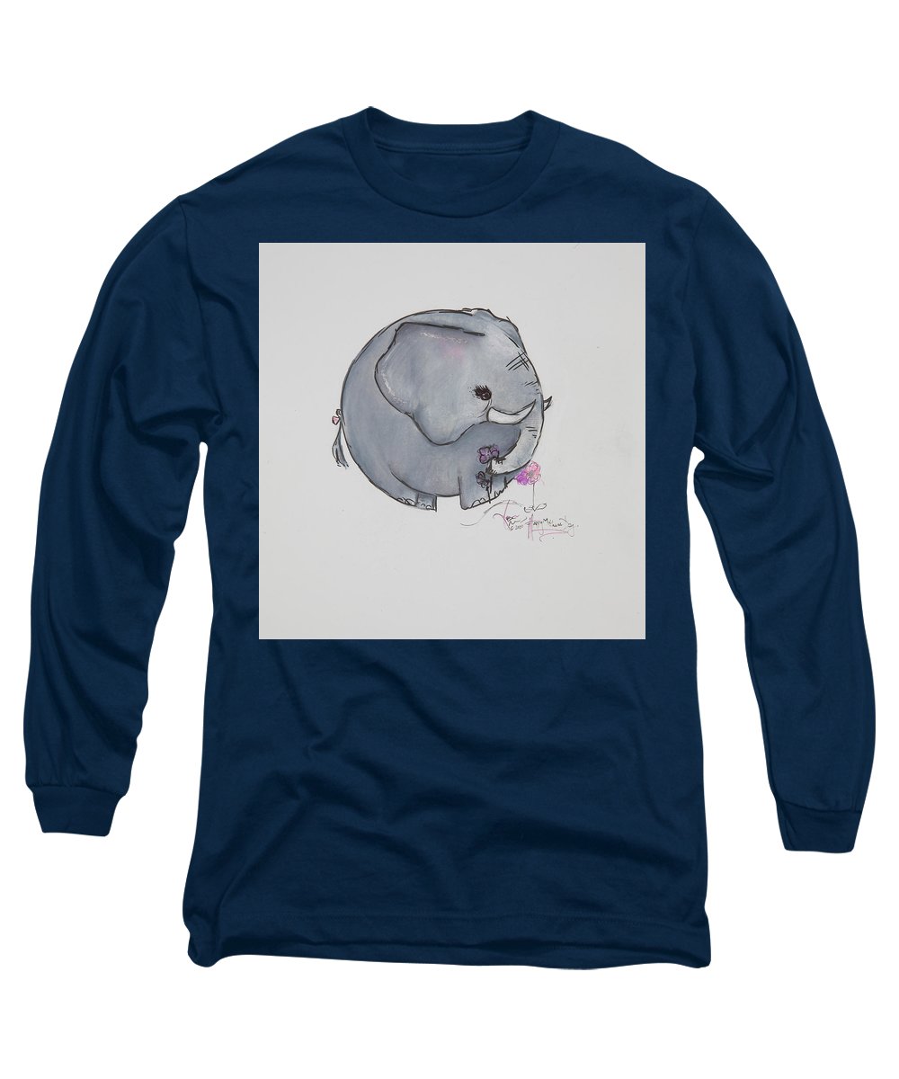 Round Calf - Elephant Collection  - Long Sleeve T-Shirt