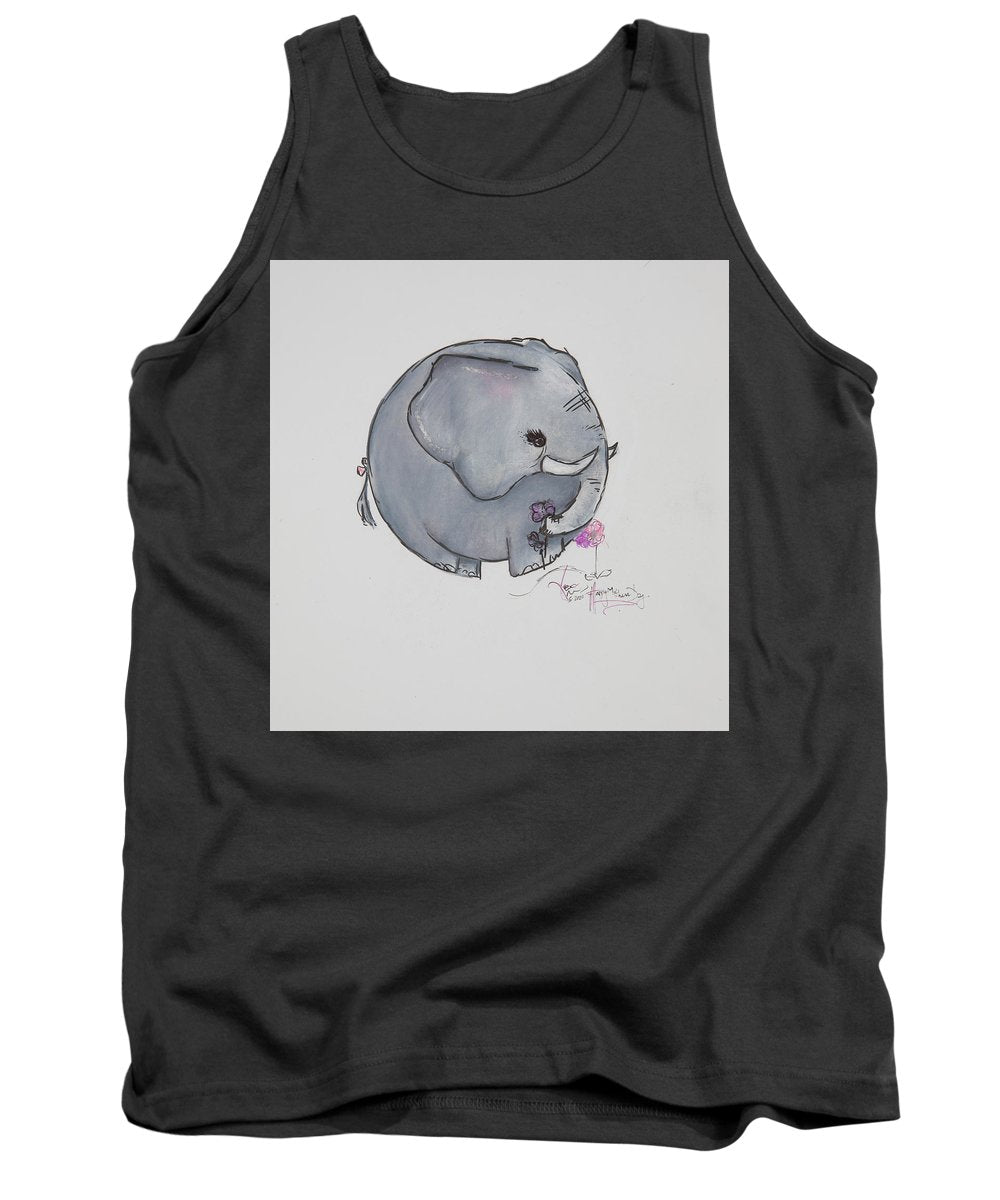 Round Calf - Elephant Collection  - Tank Top