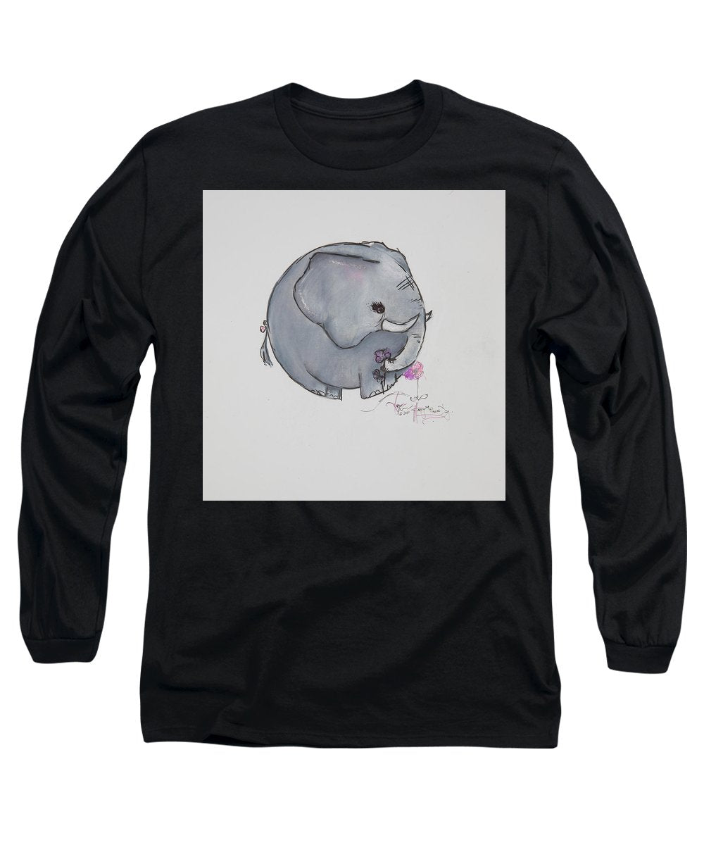 Round Calf - Elephant Collection  - Long Sleeve T-Shirt