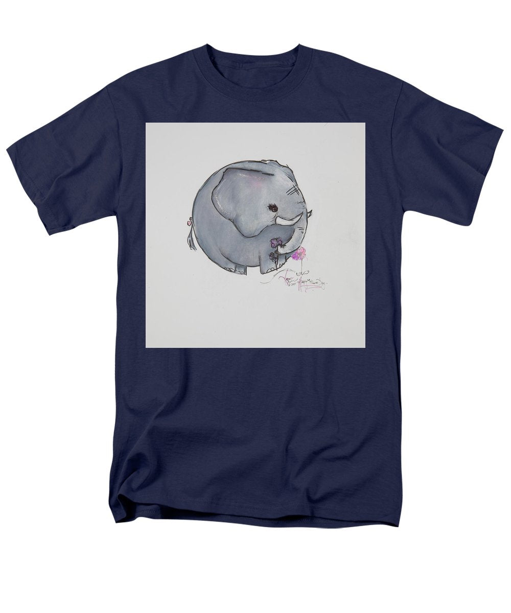 Round Calf - Elephant Collection  - Men's T-Shirt  (Regular Fit)