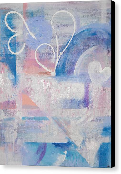 Silver Linings - Corazones Collection  - Canvas Print