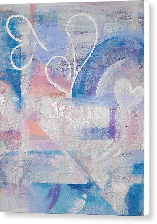 Silver Linings - Corazones Collection  - Canvas Print