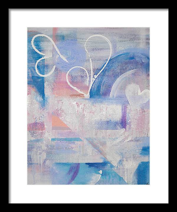 Silver Linings - Corazones Collection  - Framed Print