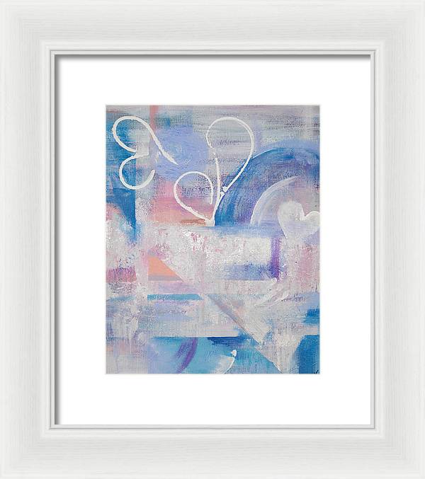 Silver Linings - Corazones Collection  - Framed Print