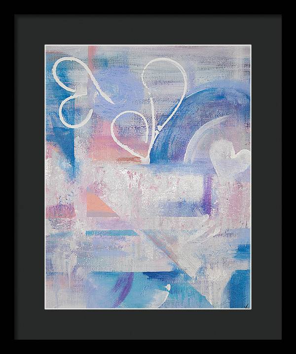 Silver Linings - Corazones Collection  - Framed Print