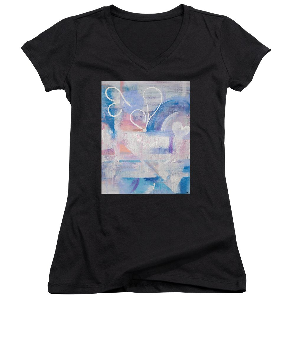 Silver Linings - Corazones Collection  - Women's V-Neck