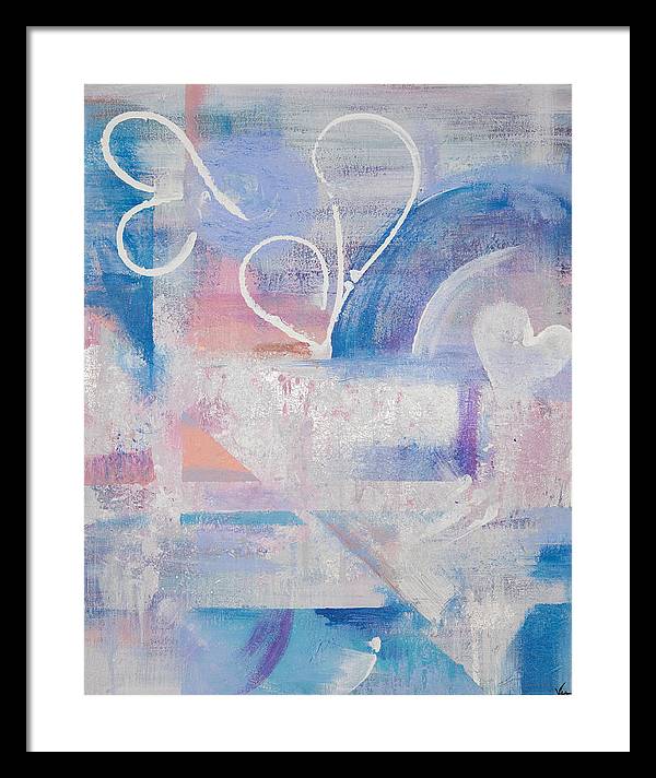 Silver Linings - Corazones Collection  - Framed Print