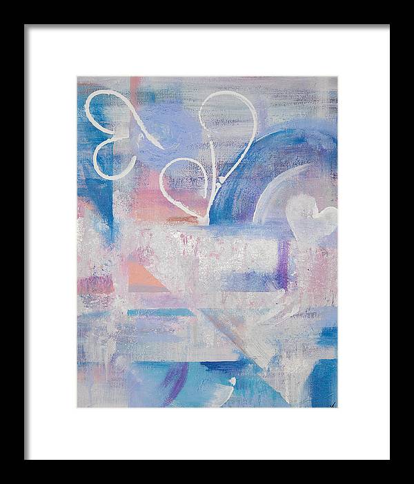 Silver Linings - Corazones Collection  - Framed Print